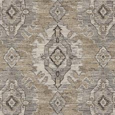 Sierra Mushroom (45651): chunky chenille medallion swatch Sierra Mushroom Fabric By the Yard