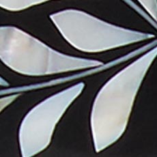 Black swatch Rosalie Round Mirror