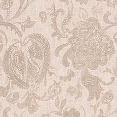 Eryn Mushroom (71251): large scale printed Floral, Botanical swatch Eryn Navy Fabric By the Yard