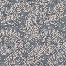 Bianca Denim (44285): traditional woven paisley swatch Bianca Denim Fabric By the Yard