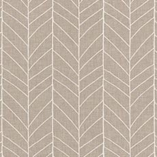 Cleo Pebble (73255): whimsical woven stripe swatch Cleo Mineral Fabric By the Yard