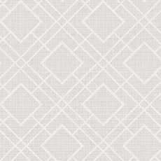 White swatch Diamond Lattice Wallpaper