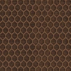 Hex Chocolate (70776): small scale chenille coordinate swatch Hex Ivory Fabric By the Yard