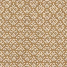 Emmie Honey (34746): small scale printed coordinate swatch Emmie Mineral Fabric By the Yard