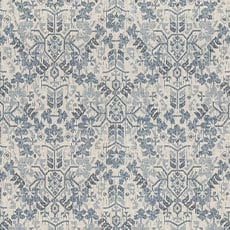 Adana Denim (30385): global woven medallion swatch Adana Denim Fabric By the Yard