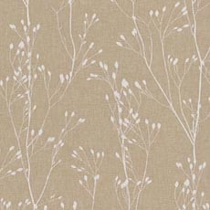 Laynie Linen (72939): whimsical woven floral swatch Laynie Mineral Fabric Swatch