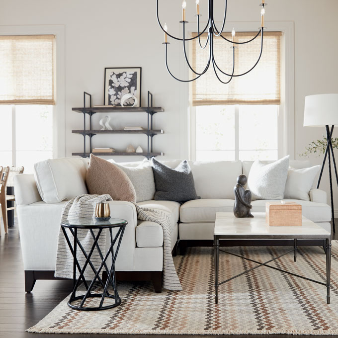 Grounded & Casual Living Room Tile