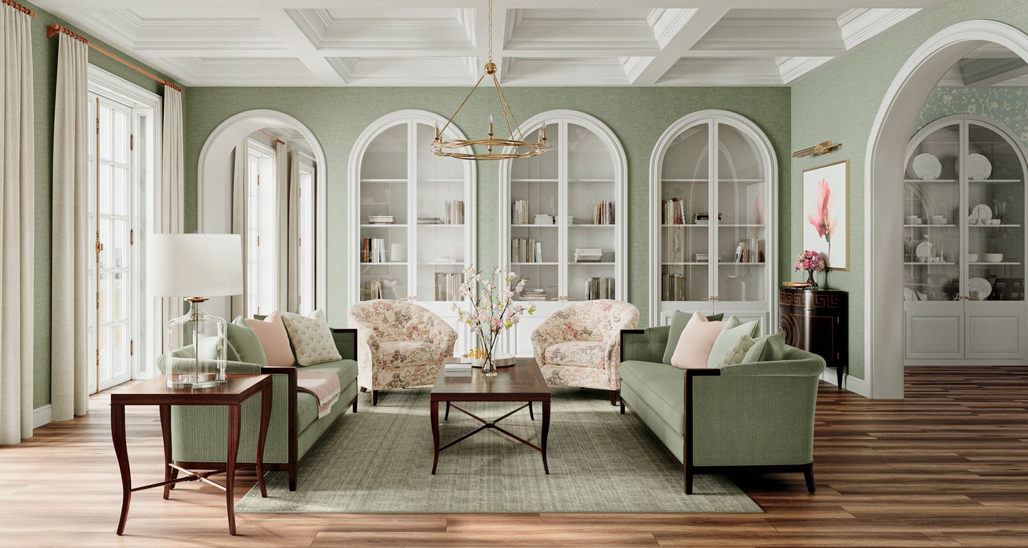 Posh & Peaceful Living Room Main Image