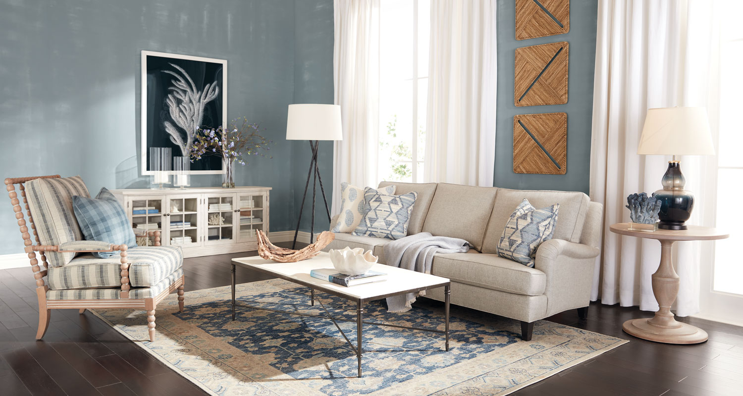 Fresh As An Ocean Breeze Living Room Main Image