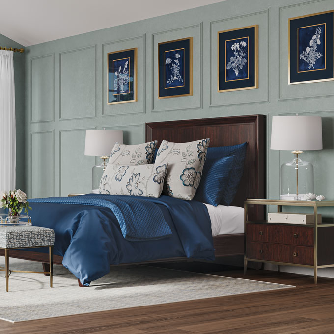 Blissfully Balanced Bedroom Tile